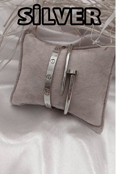 X-Lady Accessories Gümüş Renk Bileklik Set 00843