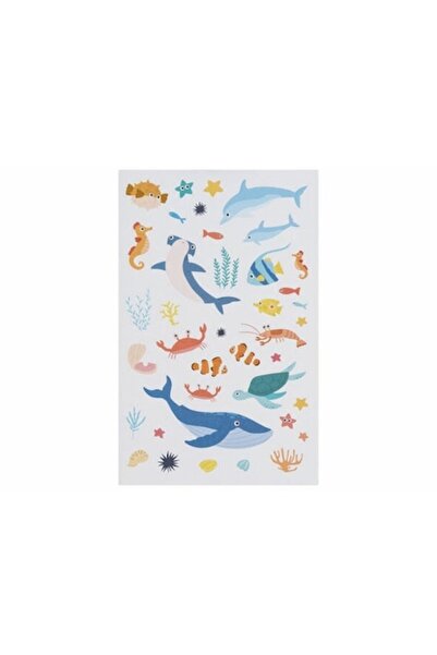 SOHO Foaie cu 30 de stickere decorative cu animale marine, multicolore