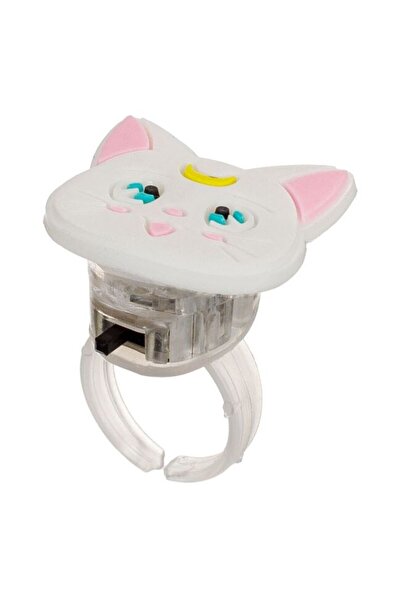 SOHO Adjustable Children's Ring, Cat Model with Lights, White