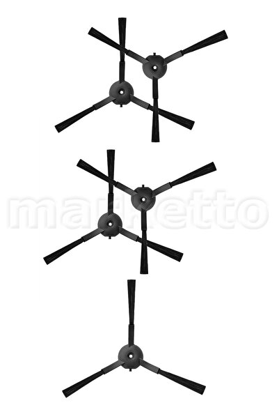 Marketto Perie laterală pentru robot inteligent compatibilă cu 360 S10 Vacuum Mop Pro Cleaner 5 buc.