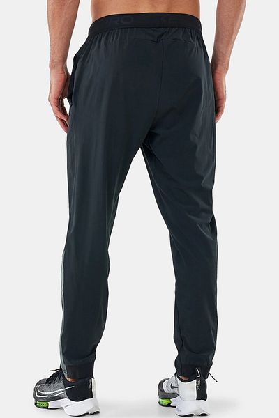 Nike Pantaloni de sport pentru bărbați Pro Dri-Fit Flex Vent Max, stil casual, negru-afumat
