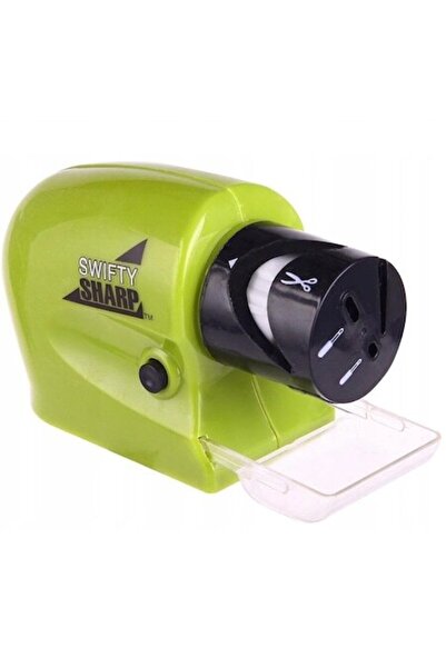 Swifty Sharp Ascuțitor electric pentru cuțite și foarfece, 20W, verde, 14,5x6...