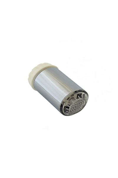 Bibilel Nozzle for sink faucet with LED adapter in 3 colors depending on water temperature, Grey, RBT-BBL809