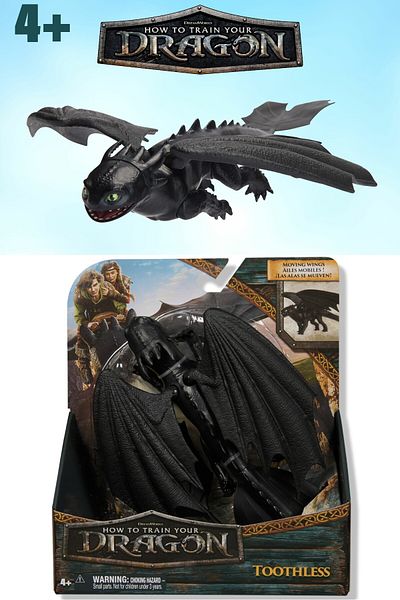 TOYFEST How to Train Your Dragon Dragon Figure Toothless