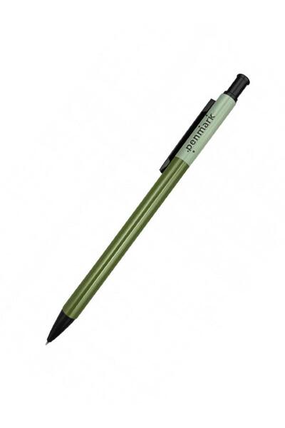 penmark قلم ميكانيكي متعدد الاستخدامات، هيكل معدني، طرف 0.7 ملم، أخضر