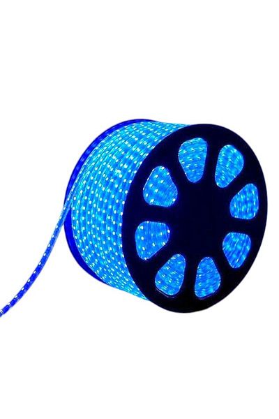 SDX Market 100 m Roll of SMD 5050 Strip Light Hose, 6000 LEDs, Blue, with power supply included