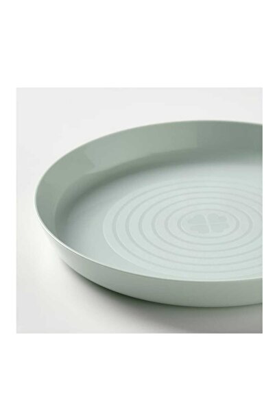 Bibilel Set 6 reusable plastic plates, BPA free, for kids, pastel colors, NON-TOXIC, Multicolor