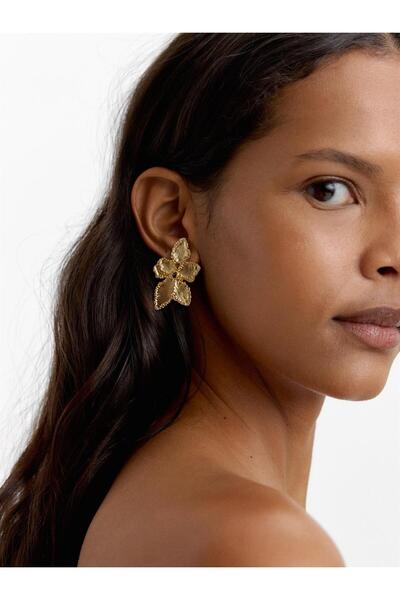 PARFOIS Çiçek Desenli Küpe