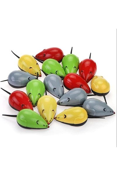 3B Trend Pull and Drop Mouse Colorful Pet Cat Toy