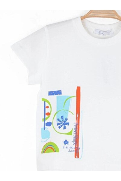 Zekids Tricou din bumbac cu model pentru fete