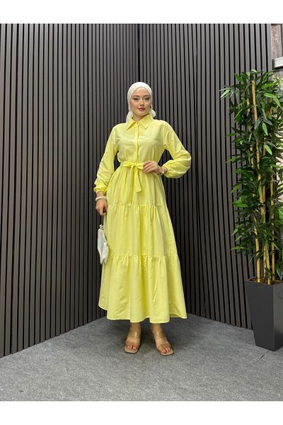 ENSA TESETTUR Naz Shirt Dress Yellow