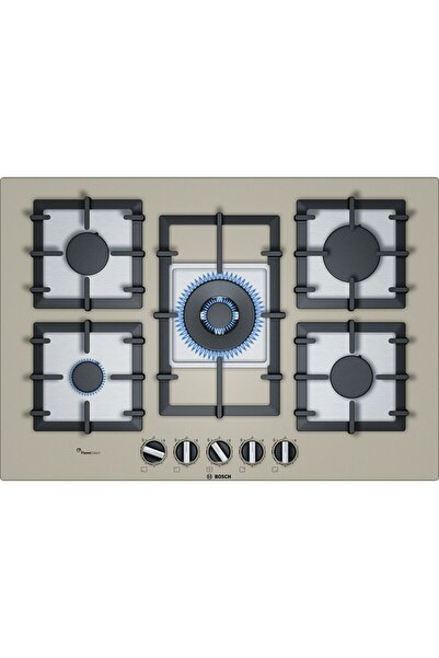 Bosch PPQ7A8B90 75 cm Wok Gözlü Camlı Ankastre Ocak