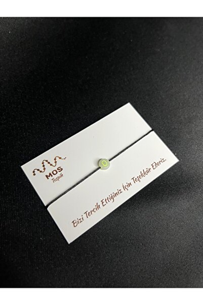 Mos Tespih Letter O Adjustable Drawstring Luck Bracelet