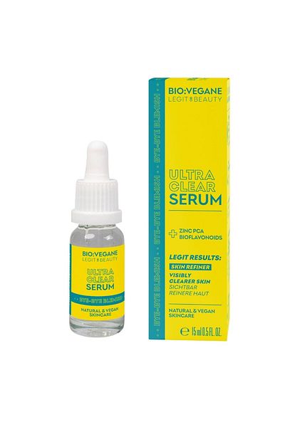 Bio:Vegane Legit Beauty Ser anti-pete, Ultra Clear Bye-bye Blemish, Bio:Vegane Legit Beauty, 15 ml