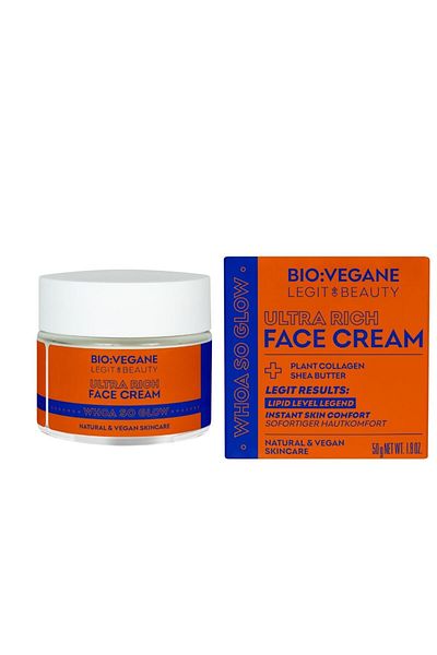 Bio:Vegane Legit Beauty Cremă de față intens hidratantă, Whoa So Glow, Bio:Vegane Legit Beauty, 50 ml
