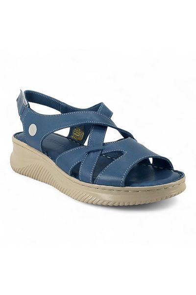 Mammamia D25YS-2370 Δερμάτινα Comfort γυναικεία σανδάλια