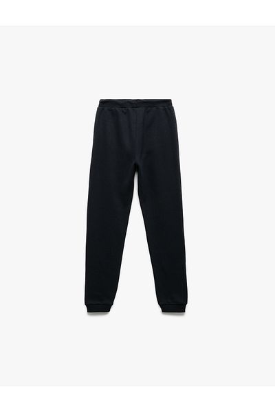 Koton Cotton Tie Waist Basic Jogger Sweatpants
