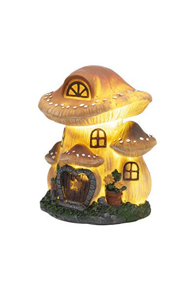 Home Lampă solară de grădină, Casă cu ciuperci