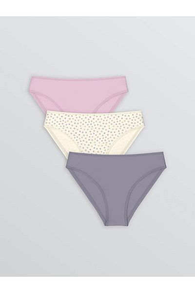 LC Waikiki Lcw Dream Printed Bikini Panties 3 Pack (W5)