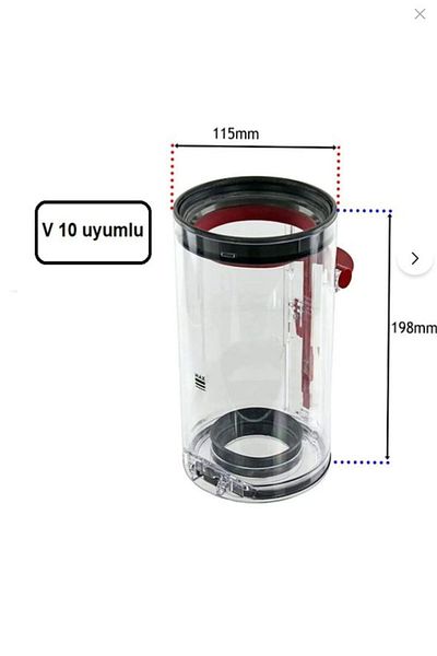 Supurgeavm Dyson V10 Vacuum Cleaner Dust Cup