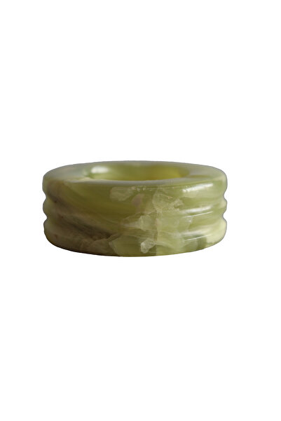 taru pasaj Original Handmade Onyx Natural Stone Ash Tray – Decorative 3 Tier Ashtray 7.6 cm