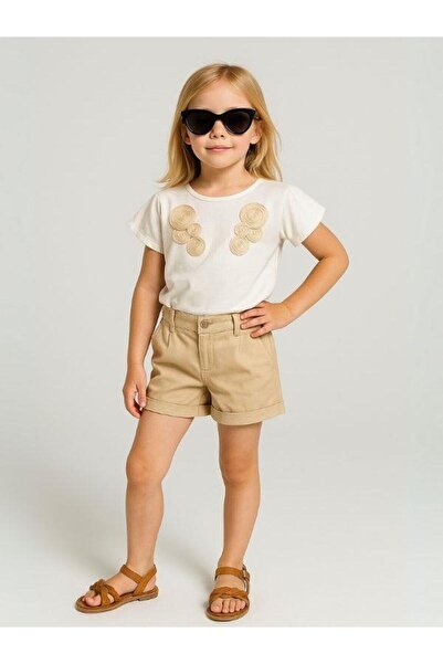 Zekids Κοριτσίστικο μπλουζάκι με έθνικ σχέδιο κεντημένο