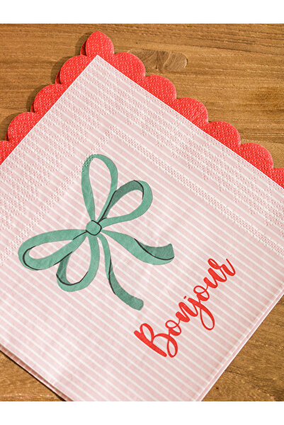 LC Waikiki Summer Collection Bow Pattern Paper Napkin 20's City