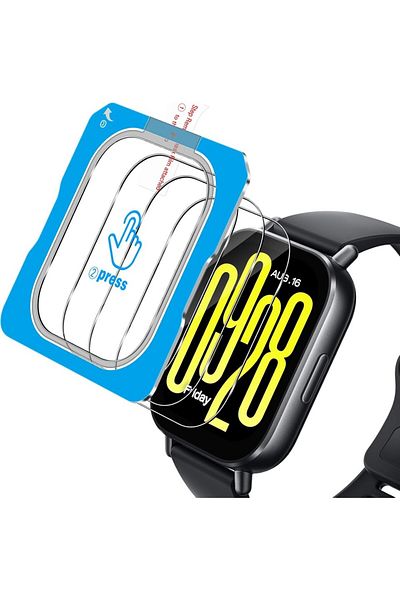 Dexmon Redmi Watch 5 Active Compatible Glass 9H Screen Protector Shock Absorbing with Easy Installation Apparatus