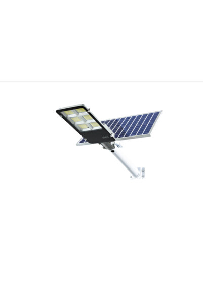 KlaussTech Lampă solară, 400W, cu suport metalic, panou solar, telecomandă și...
