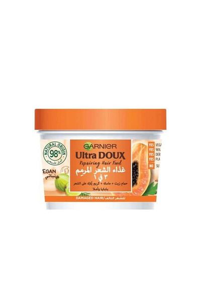 Garnier 3-in-1 Nourishing Hair Mask with Papaya for Damaged Hair from 390 ml