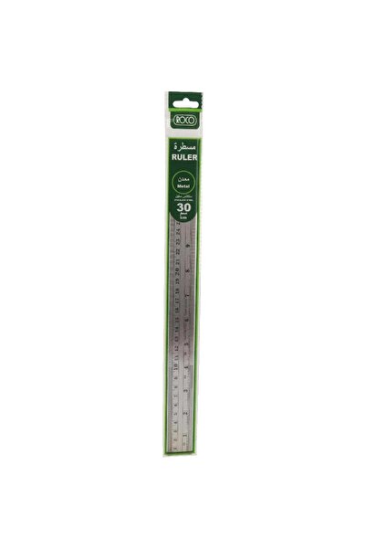Roco Ruler, 12" (30 cm), Stainless Steel