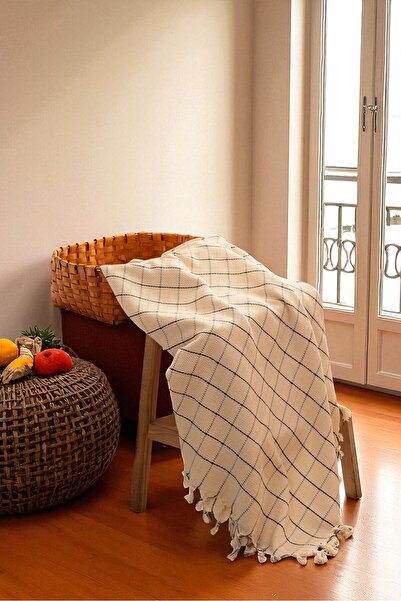 N NOXXO Natural Cotton, Soft Single Pique, Sofa Cover, Multi-Purpose Cover 160X220 Cm.