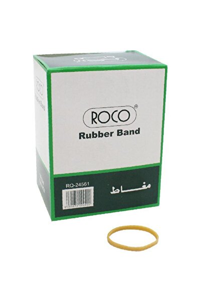 Roco Natural Rubber Bands, #30 Size, .25 lb ( .11 kg ), Brown