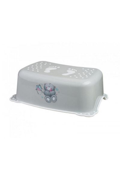 MY KİDS Reducing WC Stool for Kids - Bears Grey-White, Non-slip
