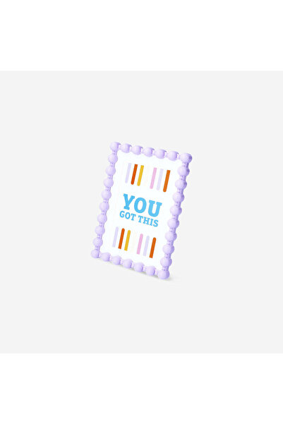 Flying Tiger Copenhagen Mor Baloncuklu Plastik Çerçeve