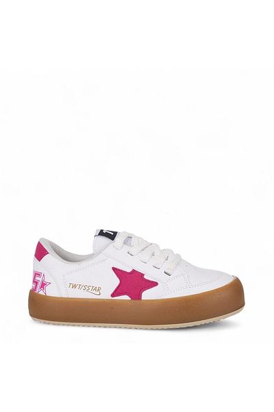 NS Little Children's Unisex Thermo Sole Star Detailed Lace-Up and Velcro Sports Shoes