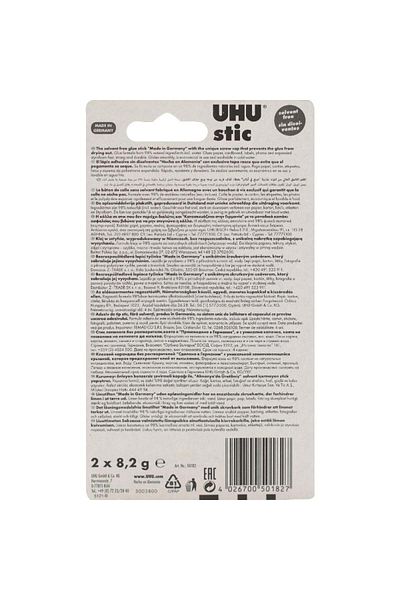 Uhu Glue Stick, .04 kg ( .09 lb ), Clear