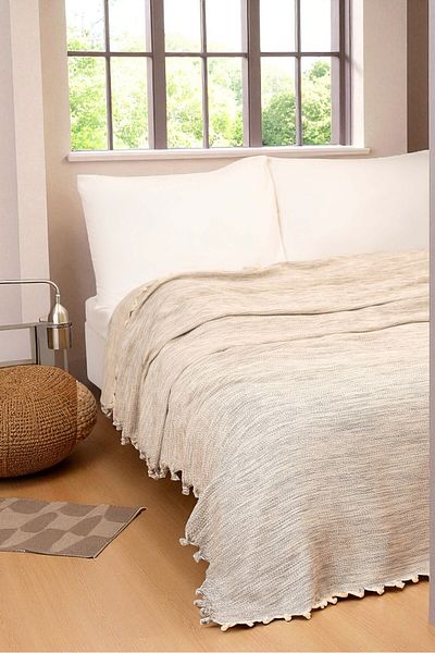 TAKI DERYASI Natural Cotton Soft Double Pique, Sofa Cover, Multi-Purpose Cover 200X240 Cm.