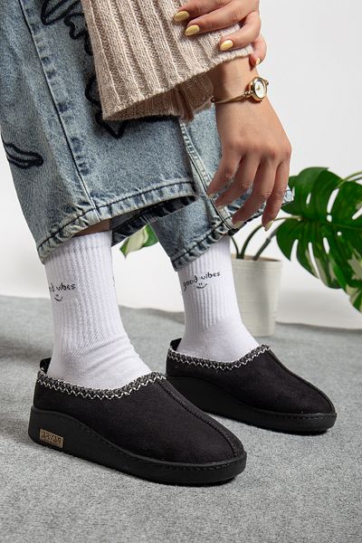 Polomia Comfort Roman Women's Tazz Winter Velvet Outdoor Daily Home Slippers with Artificial Fur Inside and Ribbon Planting Detail