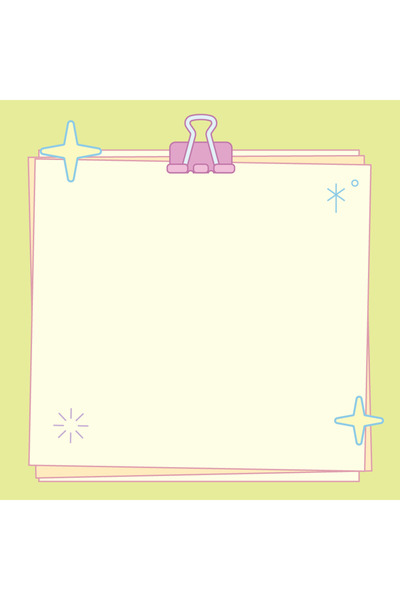 Elvina Paper 4'lü Not Kağıdı Seti + Sticker, 9×9 Boyut, Memopad, To Do List, Bloknot, Planlayıcı, Notepad