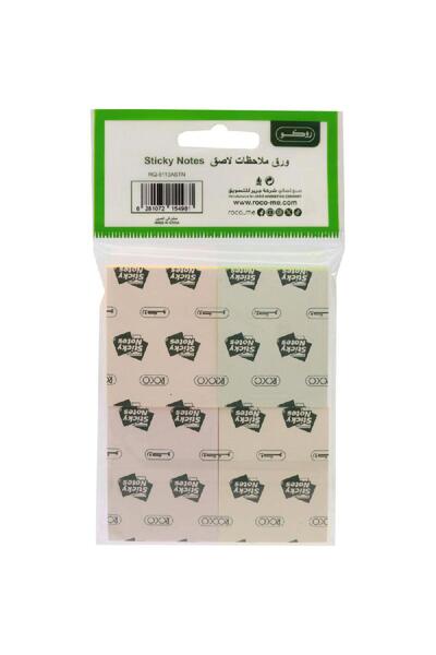 Roco Sticky Notes Assorted Pack, 40 X 50 mm, 400 Notes, Assorted Neon Color