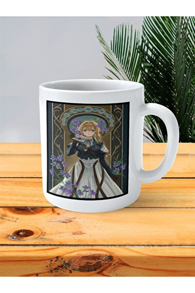 ART HEDİYE Violet Evergarden Printed mug cup model 11