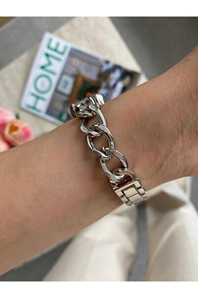 DARK BLANC Case Chain Cord with Stones New Season Wrist Watch