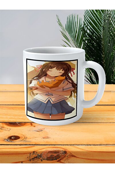 ART HEDİYE Fruits Basket Printed Mug Cup Model 13