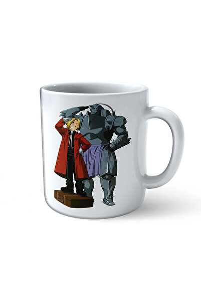 ART HEDİYE كوب مطبوع عليه Fullmetal Alchemist Brotherhood Alphonse Erlic Stee...