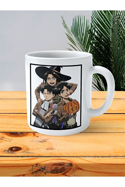 ART HEDİYE شينغيكي نو كيوجن هجوم العمالقة كوب بطبعة اليقطين