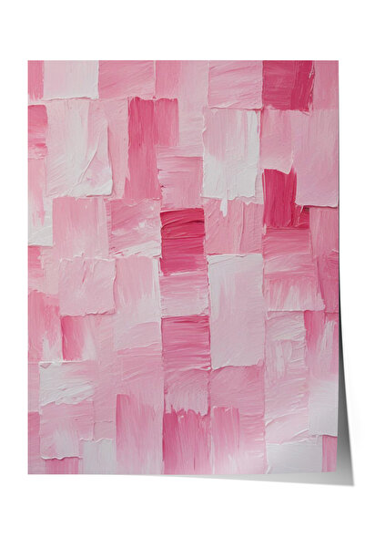 Zestia Poster fără ramă, Studiu de textură cu model de trandafiri, Poster dec...