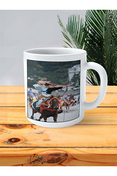 ART HEDİYE atlı okculuk Baskılı Kupa Bardak Kişiye Özel desen 2