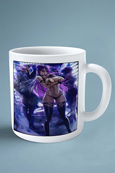 ART HEDİYE League of Legends Oyun Baskılı Kupa Bardak Çift Taraflı Baskı Kişi...