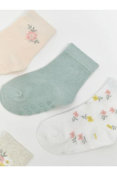 LC Waikiki LCW baby Floral Girl's Socks Πακέτο 5 (W5)